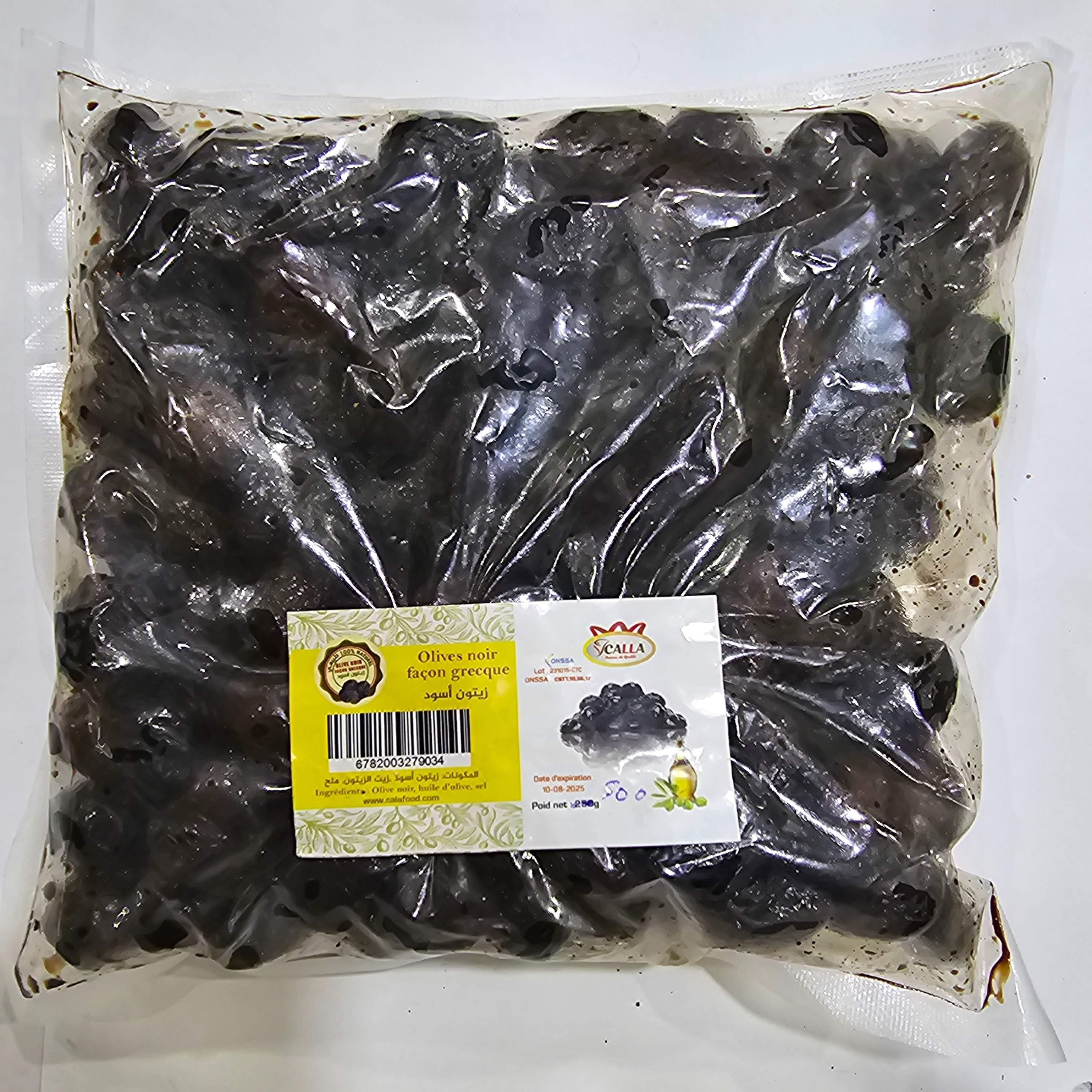 Olives noir façon grecque 500g