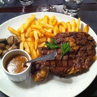 Faux Filet Grillé en Sauce