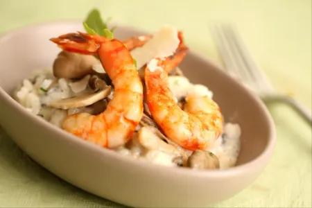 Risotto Crevettes et Champignon