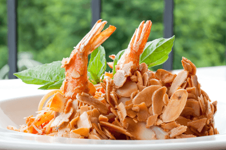 Crevettes Panées Fruit Sec