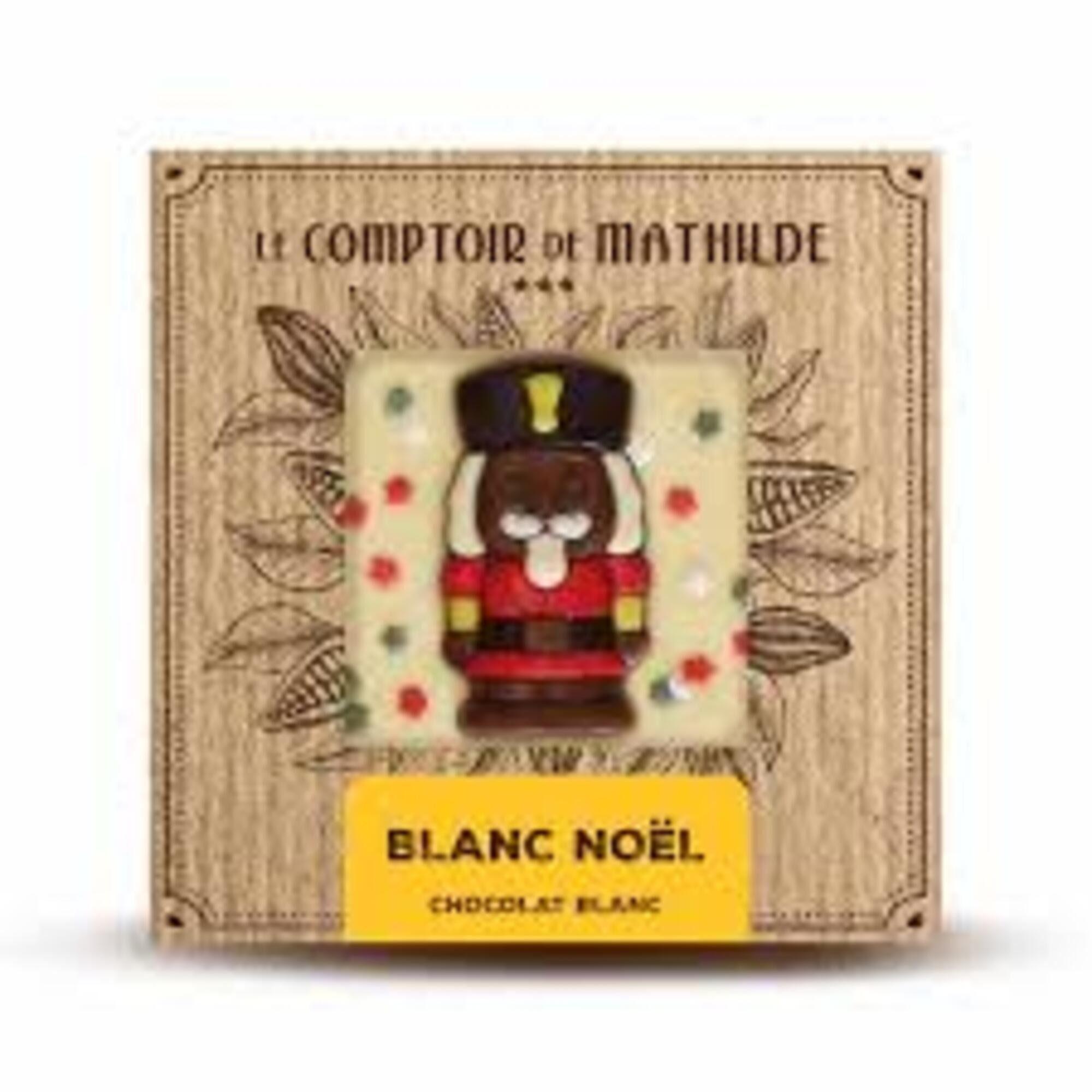 Tablette Chocolat Blanc Noel 80gr