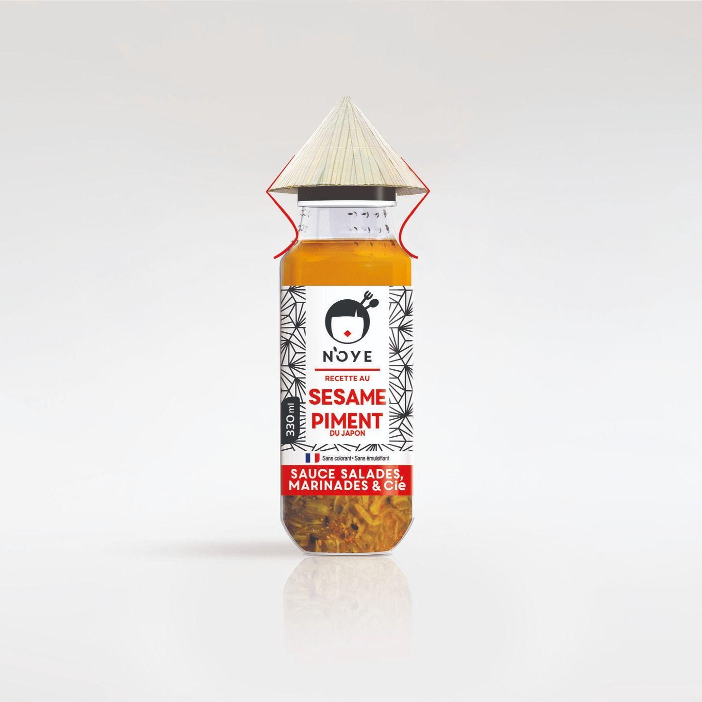 Sauce Vinaigrette N'oye Sesame Piment Du Japon 330ml