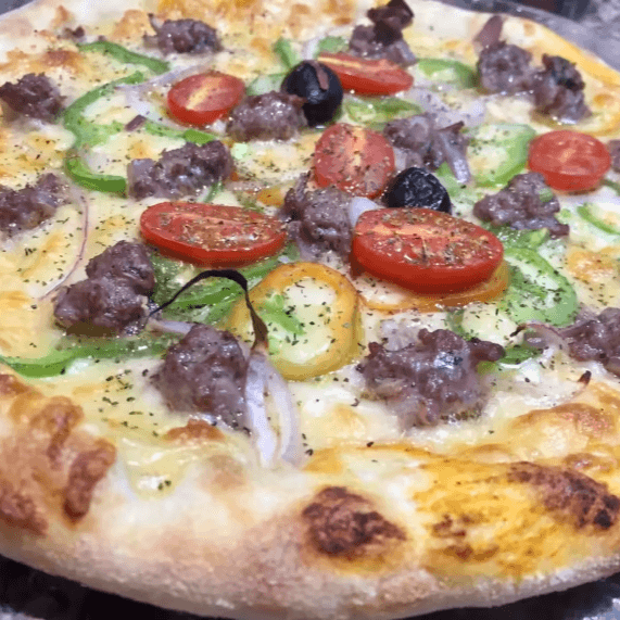 Pizza viande hachée