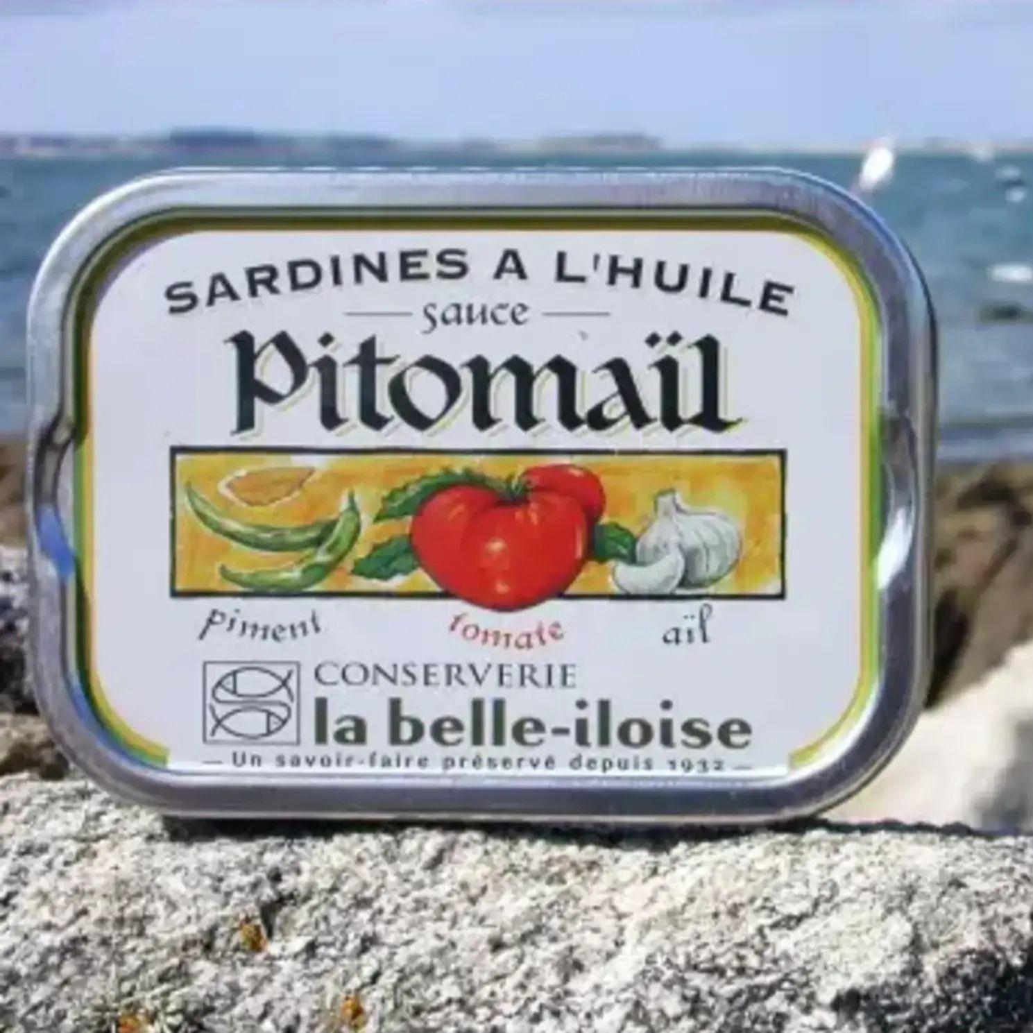 Sardines À L'huile Sauce Pitomail 1/6 115g