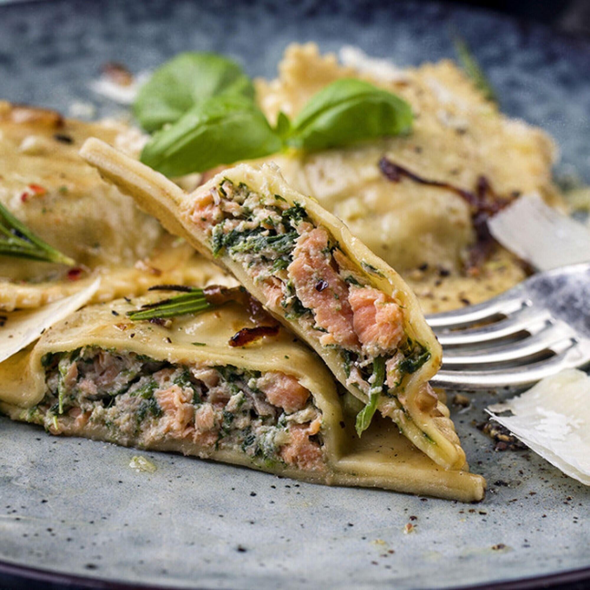 Raviolis Au Saumon 500grs