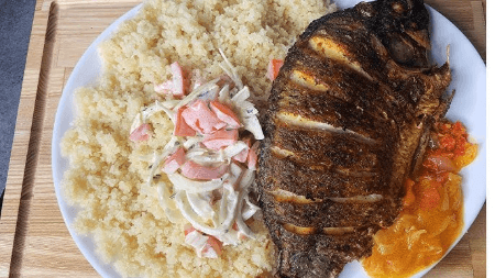 Poisson Braisé Attiéké