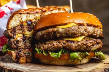Menu Burger double viande