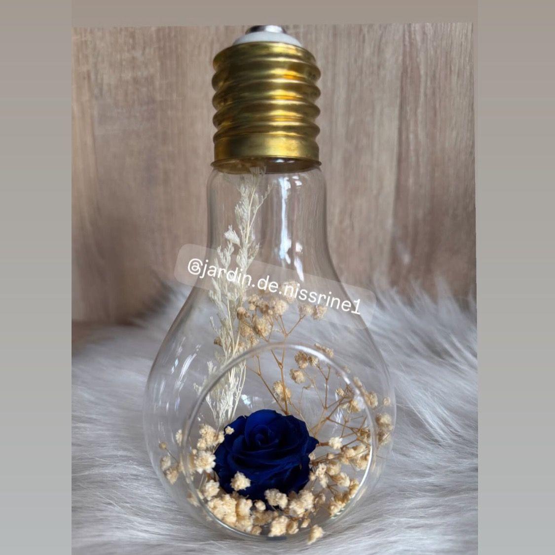 Rose éternelle Avec fleurs séchée M