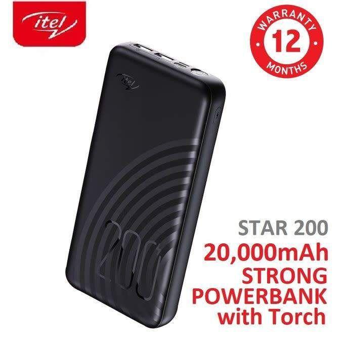 Itel Power Bank Star 200 20000mah Universal Compatibility