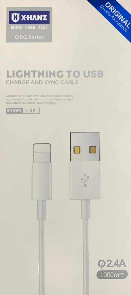 Cable lightning to usb x-hanz