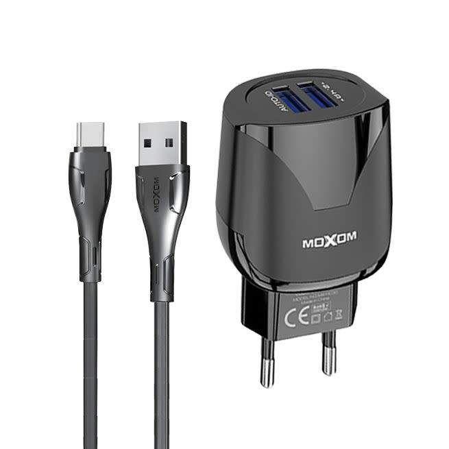 Chargeur maxom 2,4a type c