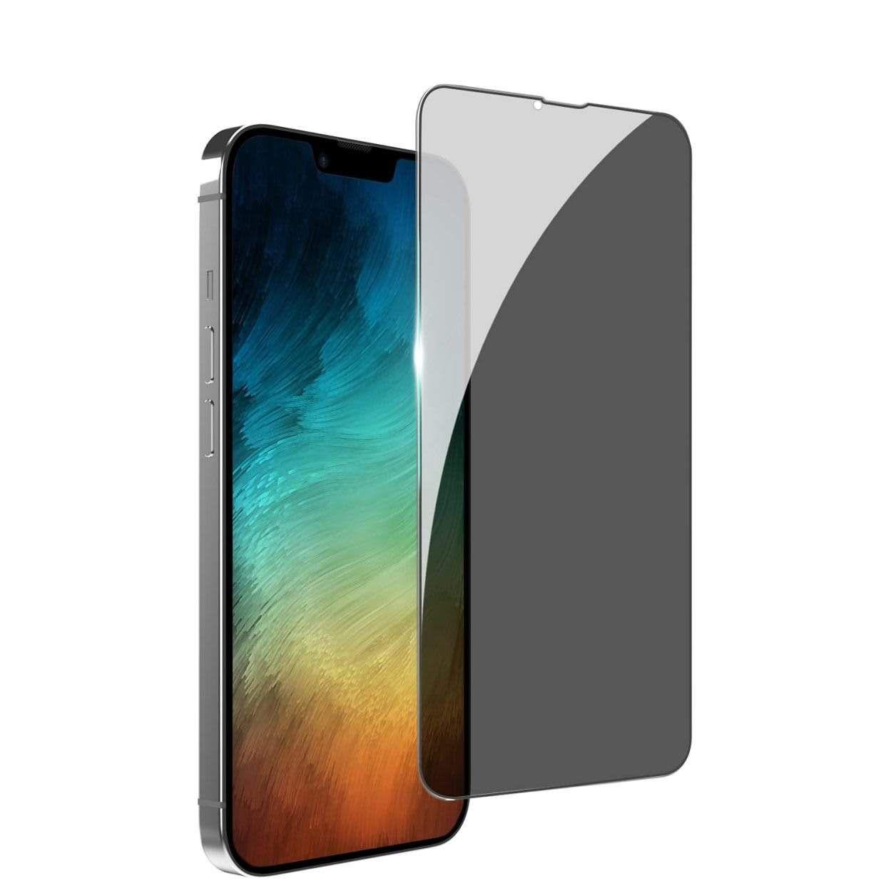 Privacy glass de protection iphone 13/13pro (fumé)