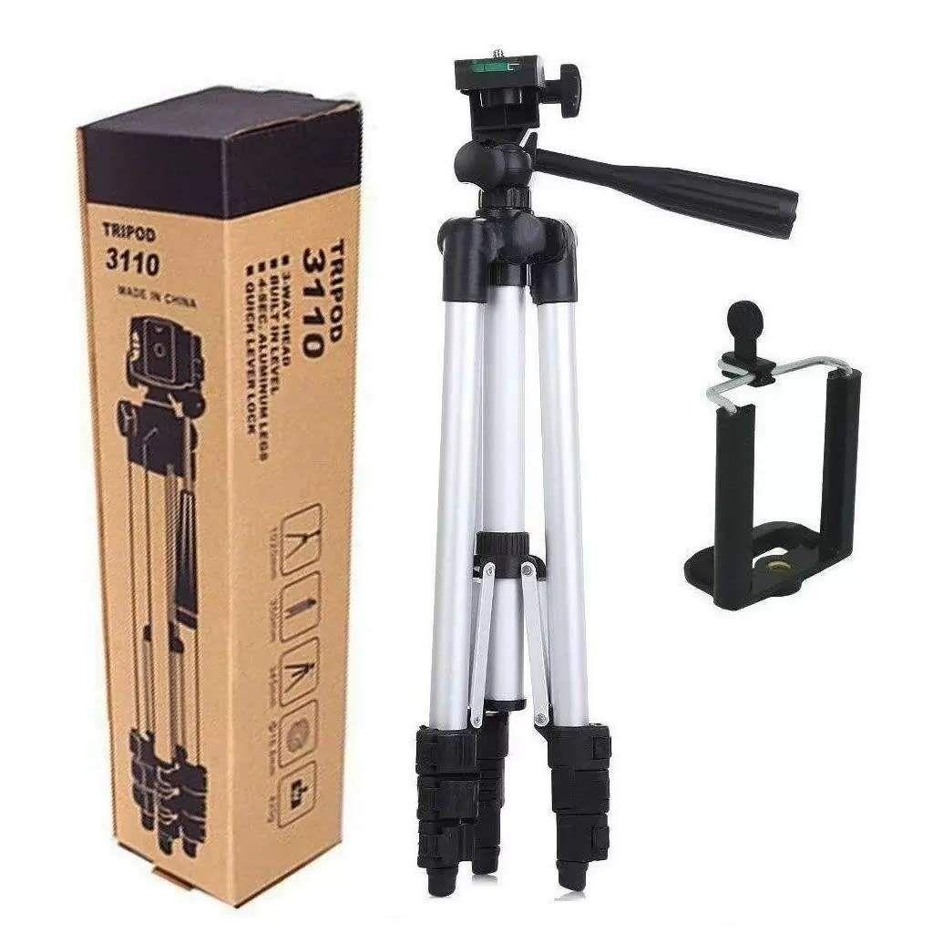 Tripod Support Pour Camera Et Téléphone 3130 Aluminium