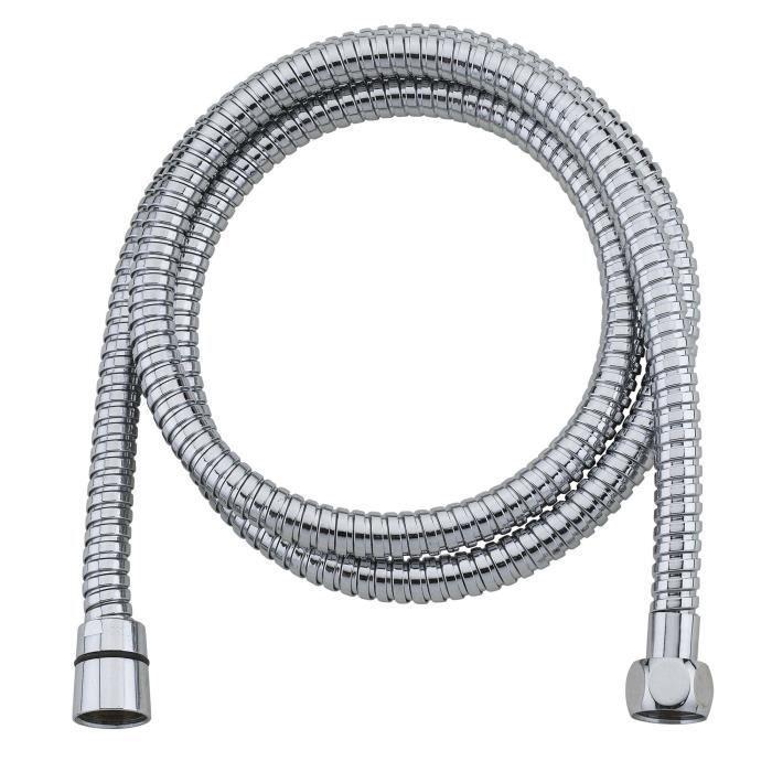 Rousseau Flexible De Douche 1,5m Nf Double Agrafage En Inox Chromé