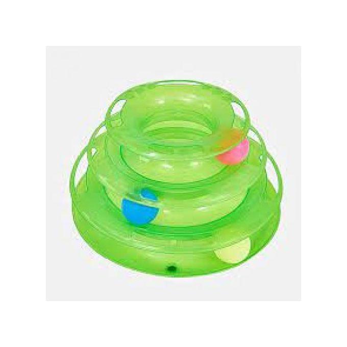 Cat toy 3-level tower jouets de balle-3 niveau roulage