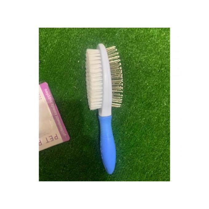 Brosse de toilettage double face animaux de compagnie