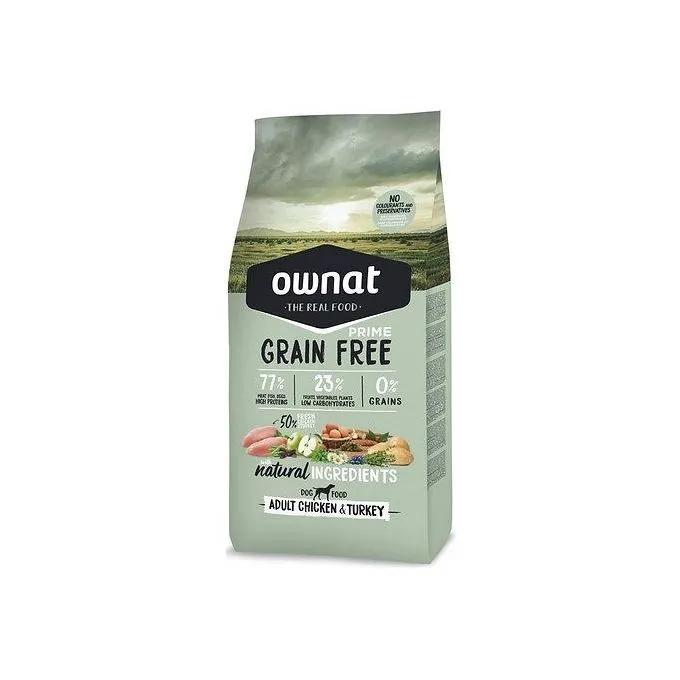 Ownat ow nat grain free prime adult poulet & dinde 3kg