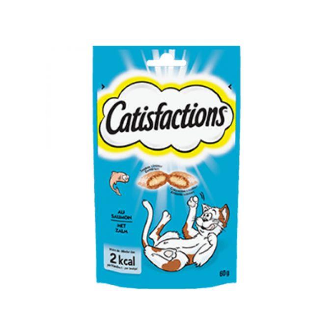 Catisfaction catisfactions - friandises pour chat au saumon 60g.