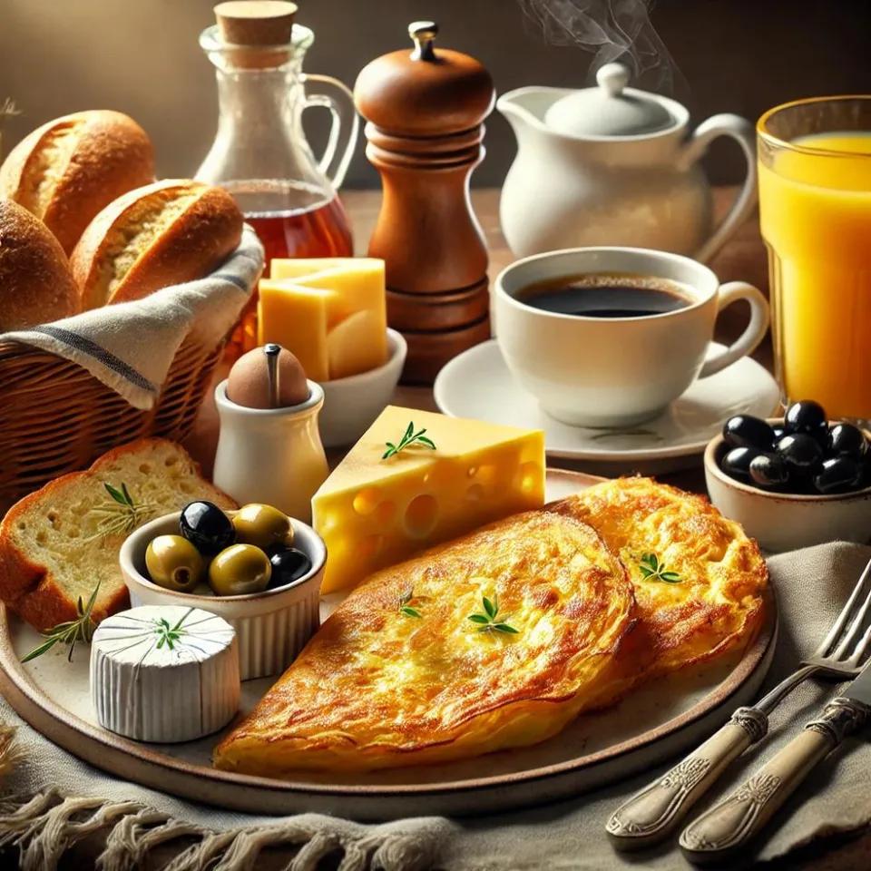 Menu Omelette Fromage