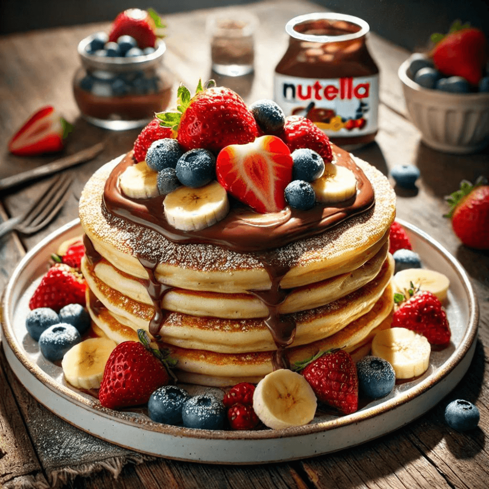 Pancake Nutella Fruits