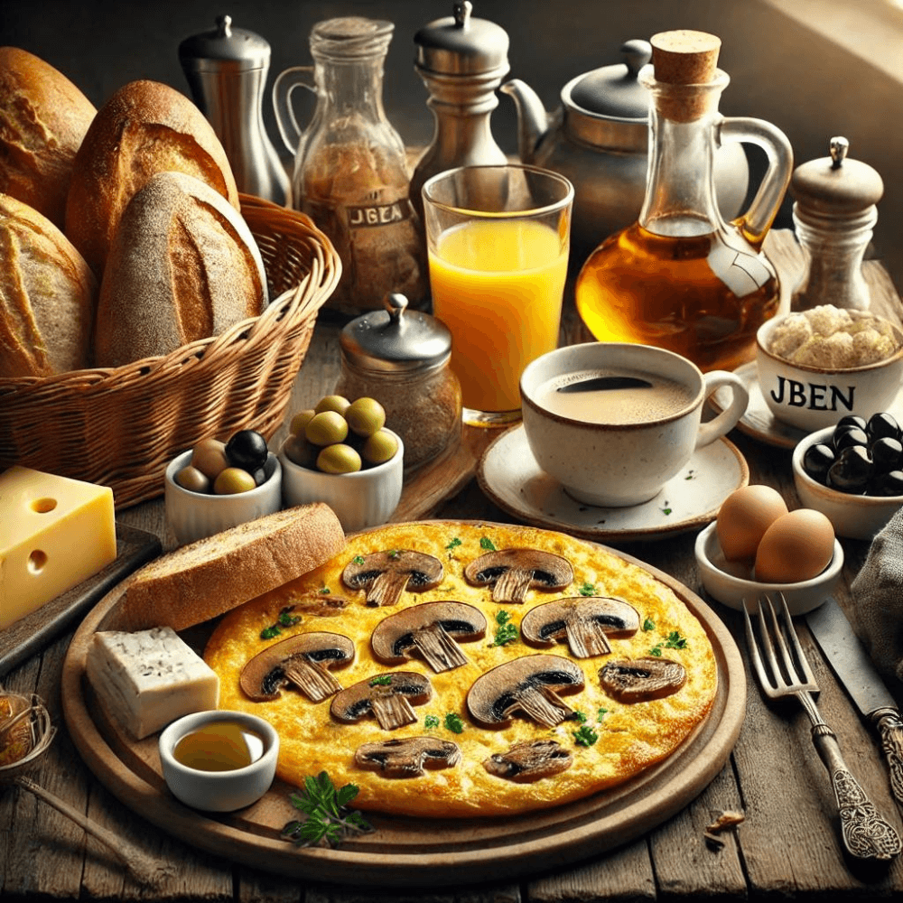 Menu Omelette Champignon