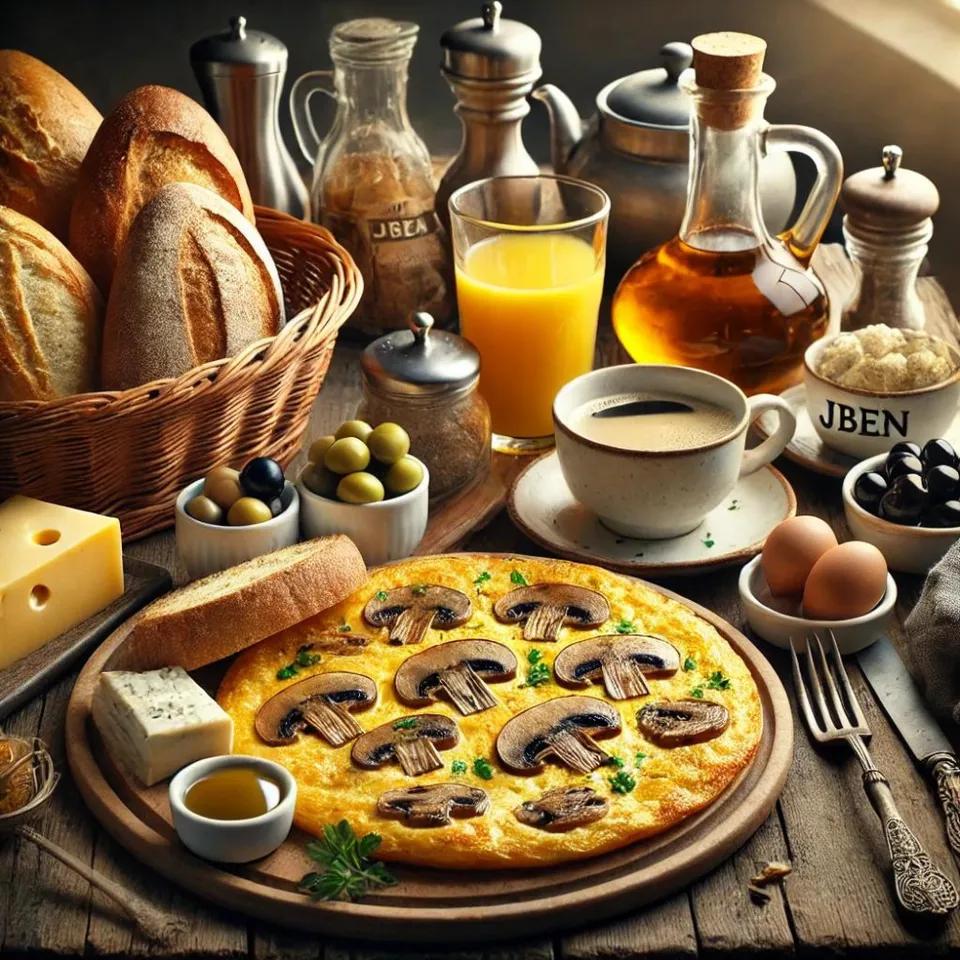 Menu Omelette Champignon