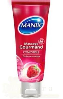 Manix Gel De Massage Gourmand Fraise 200ml