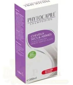 Phytocapill Shampooing Nutritif Et Reparateur Argan Cheveux Secs 200ml