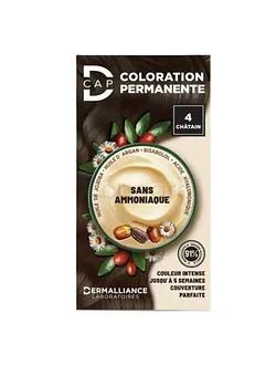 D-cap Coloration Permanente Numero 4 Chatain
