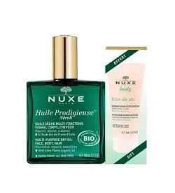 Nuxe Huile Prodigieuse Neroli 100ml + Reve De The Gommage 30ml