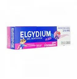 Elgydium Dentifrice Kids Grenadine 3-6ans 50ml