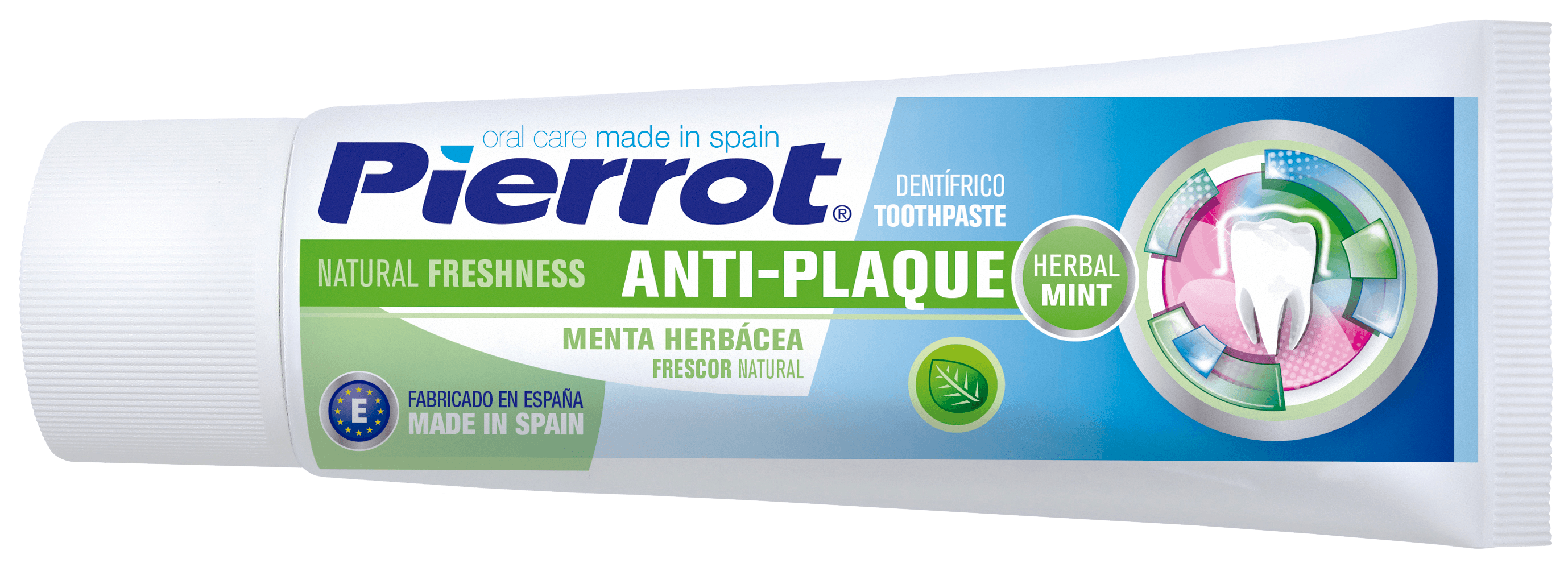 Pierrot Dentifrice Anti-plaque Fluor + Menthe 75ml Reference 53
