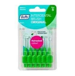 Tepe Interdental Original Vert 0.8mm Taille 5 Boite De 6