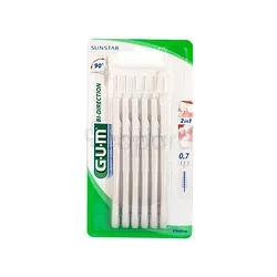 Gum Manche Avec Brossette Ultra Micro-fine 0.7mm Boite De 6 Reference 2114