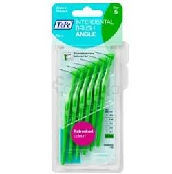 Tepe Interdental Angle Vert 0.8mm Taille 5 Boite De 6