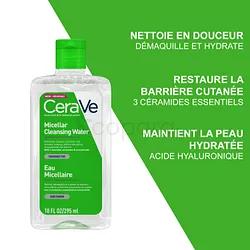 Cerave Eau Micellaire Hydratante Peau Normale A Seche 295ml