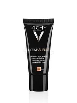 Vichy Dermablend Fond De Teint Fluide Correcteur 16h Numero 35 Sand 30ml