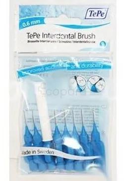 Tepe Brossettes Interdentaires Bleu 0.6mm Taille 3 Boite De 6