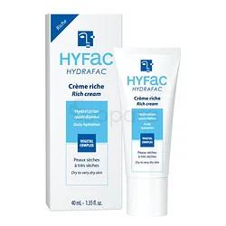 Hyfac Hydrafac Creme Hydratante Texture Riche 40ml