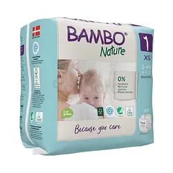 Bambo Nature Couches Bebe Taille 1 2-4kg Boite De 22
