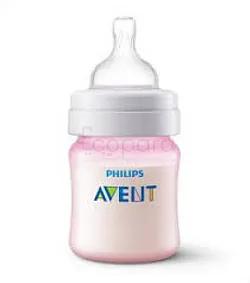 Avent Biberon Anti-colique 9oz Twin Pink 260ml Reference Scf814/62