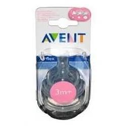 Avent Tetine Natural +3mois Boite De 2 Reference Scf043/27