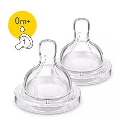 Notre Bebe 2 Tetines Anti-colique Debit Nouveau-ne +0mois Reference Bd061-27s