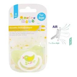 Notre Bebe Sucette Orthodontique 1er Age Reference Nb071