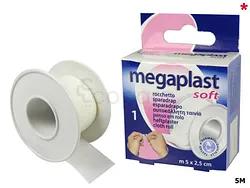 Megaplast Soft Sparadrap 5m*2.5cm Reference 120313