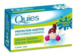 Quies Protection Auditive Silicone Natation Enfant Boite De 3 Paires