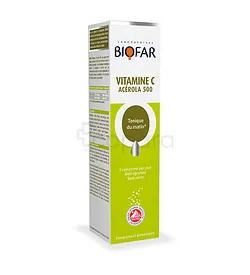 Biofar Vitamine C Acerola 500mg Boite De 20 Comprimes