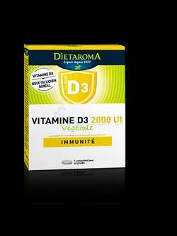 Dietaroma Vitamine D3 Vegetale 2000ui Immunite Boite De 40