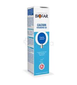 Biofar Calcium Vitamin D3 Boite De 20 Comprimes Effervescents