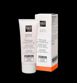 M&d Photo White Creme Solaire Eclaircissante Invisible Spf50+ 50ml
